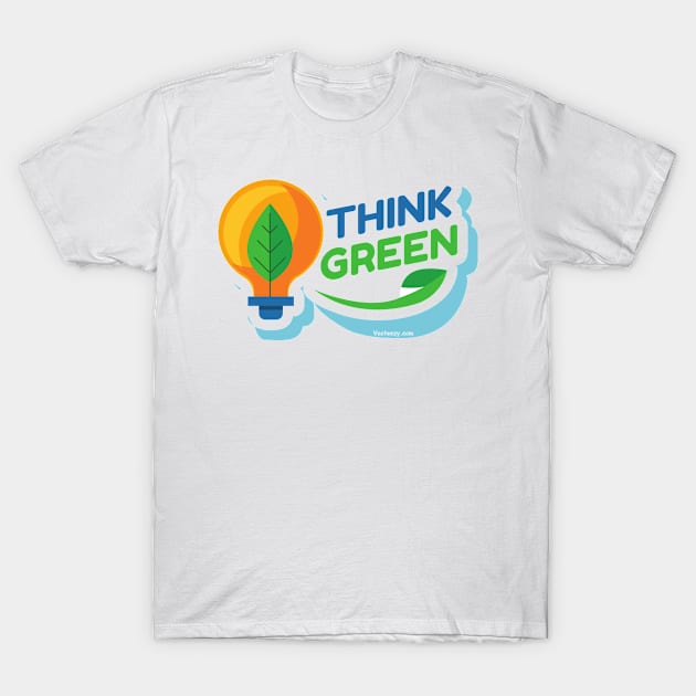 Think Green T-Shirt by Fox1999